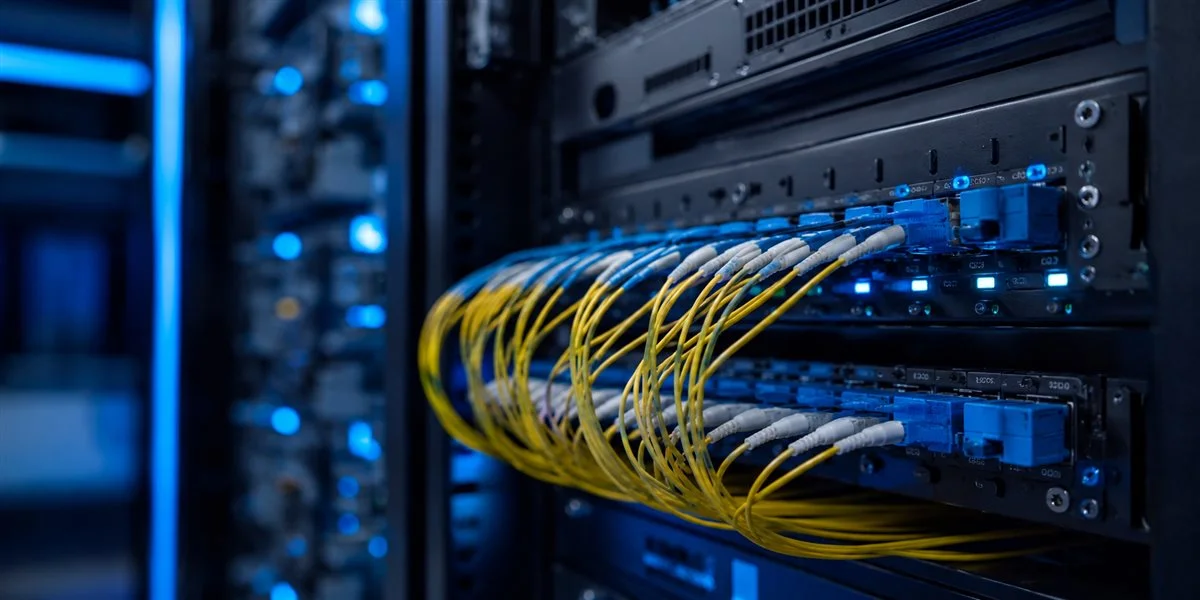 Εγκατάσταση δικτύου οπτικών ινών Fiber Optic